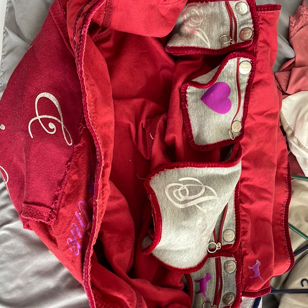 Love pink & rock n’roll overnight bag
